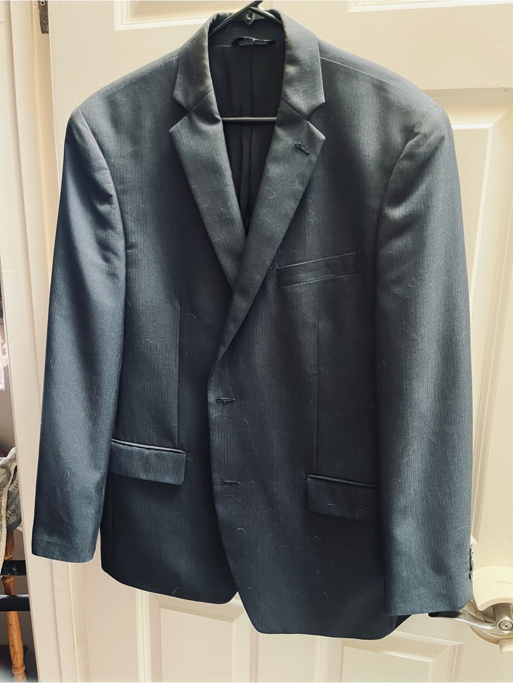 Apt 9 Classic Men's  Dark Grey Blazer - Tailored Single-Breast Jacket